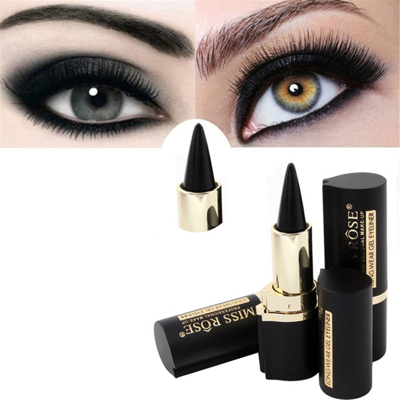 Long-Lasting Natural Black Eyeliner Cream